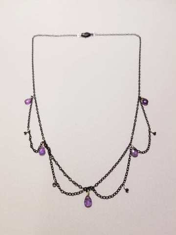 Dark Amethyst Necklace