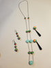 Playful Resin Bead Dangle Necklace