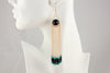 Elegant Onyx and Turquoise Earrings