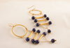 Lovely Lapis and Gold Earrings