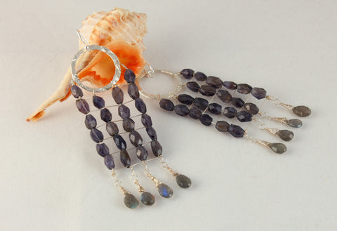 Iolite Earrings