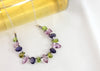 Iolite, Peridot, and Amethyst Necklace