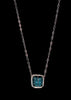 Appatite Small Square Necklace