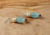 Aquamarine and Pearl Earrings