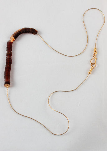 Vintage Copper Sequin Necklace