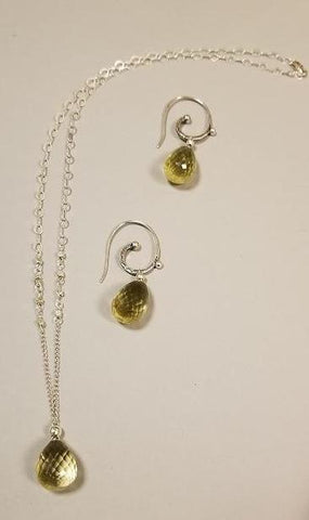 Yellow Topaz Necklace