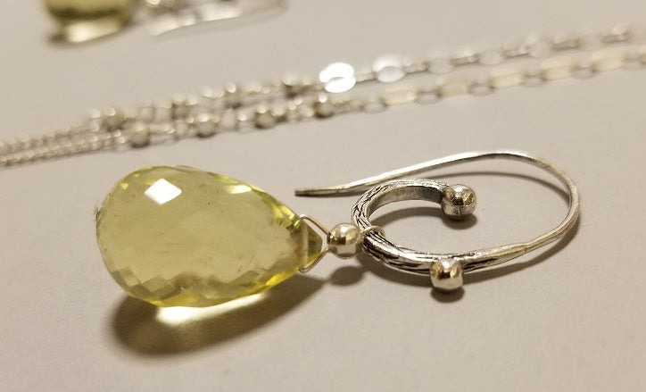 Yellow outlet topaz earrings