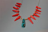 Turquoise and Coral Necklace