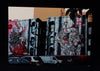 Eight Graffiti shots on greeting cards