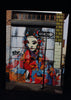 Eight Graffiti shots on greeting cards